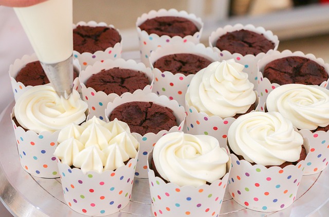 Jordbær Smørkrem Muffins
