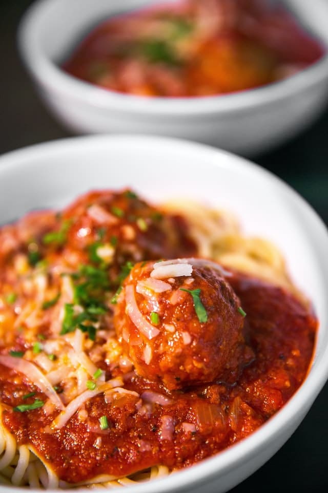 kjøttboller med spagetti